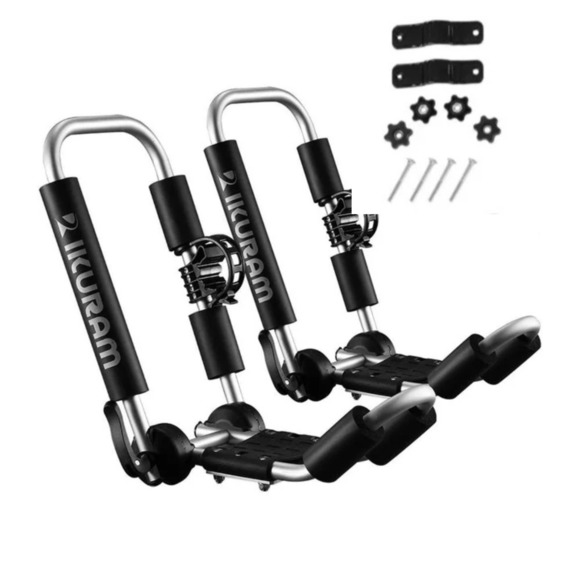 IKURAM Other - IKURAM J-Style Folding Kayak Roof Carrier Rack KRK-F010A Missing Straps & Manual